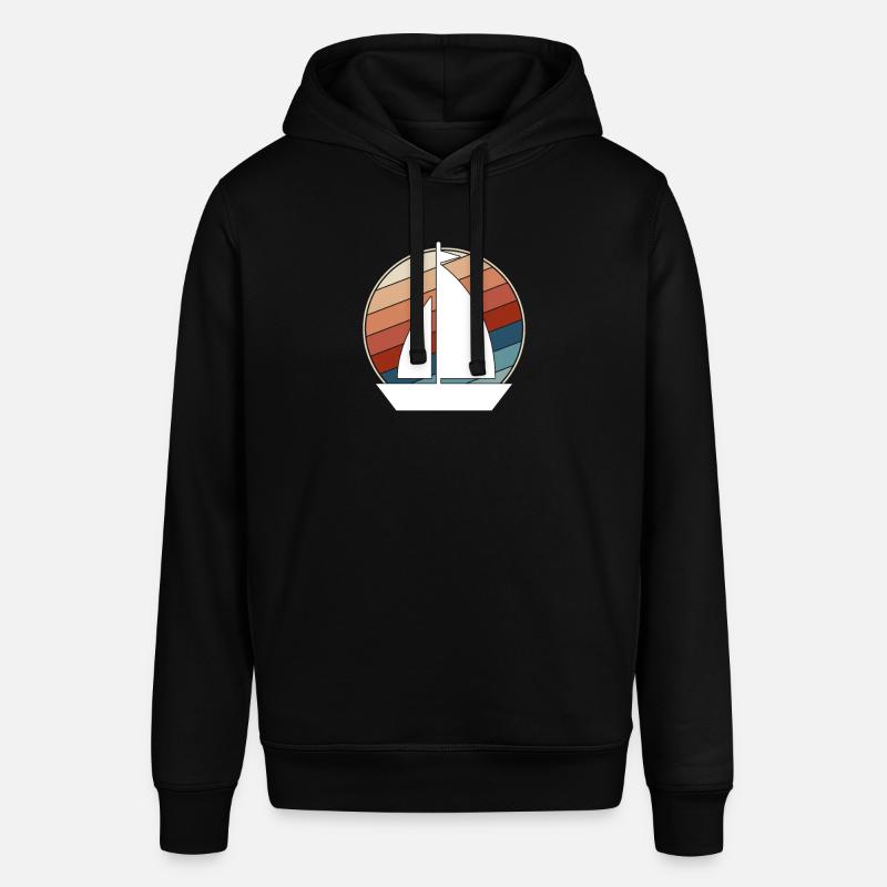Rétro de la voile - Sweat à capuche SOUNDER Stanley/Stella Unisexe - noir