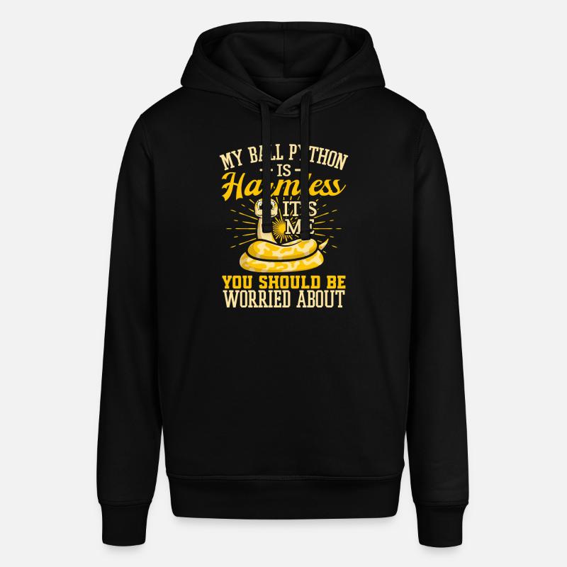 Königspython Schlange Python - Stanley/Stella Unisex Hoodie SOUNDER - Schwarz