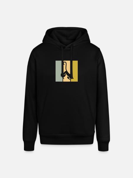 Monkey - Stanley/Stella SOUNDER Unisex Hoodie - black