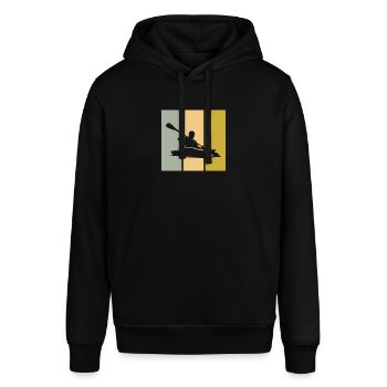 Kanu - Stanley/Stella Unisex Hoodie SOUNDER - Schwarz - Vorne - Alina (178cm) & Michal (187cm)