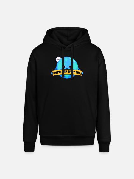 Earth Day Everyday Environmental Awareness - Stanley/Stella SOUNDER Unisex Hoodie - black