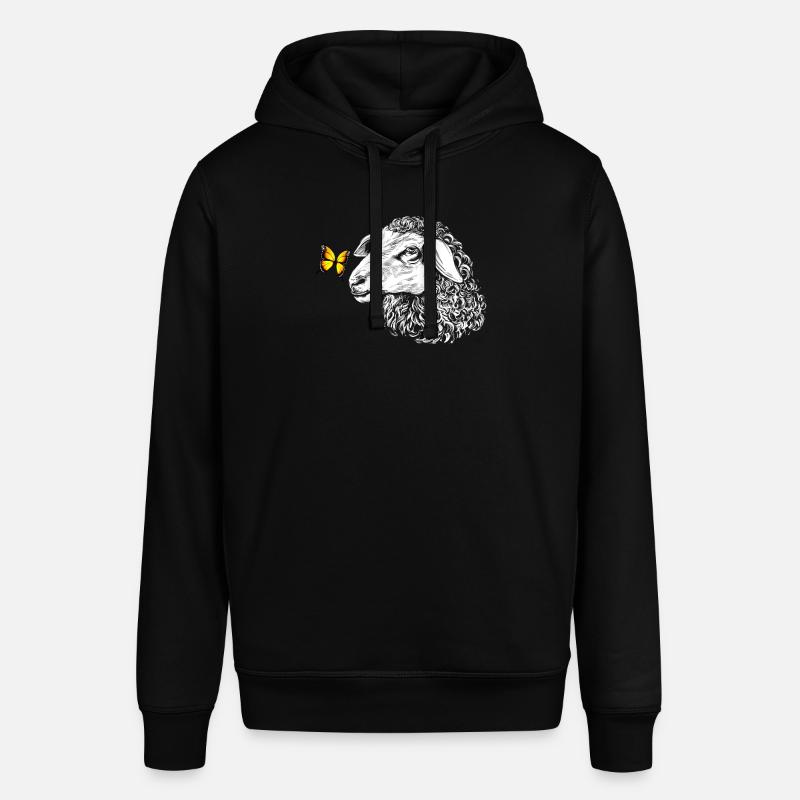 Mouton avec papillon - Sweat à capuche SOUNDER Stanley/Stella Unisexe - noir