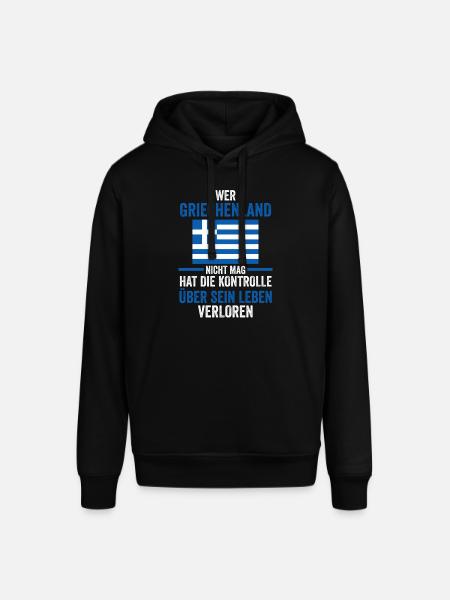 Griechen Grieche Griechenland - Stanley/Stella Unisex Hoodie SOUNDER - Schwarz