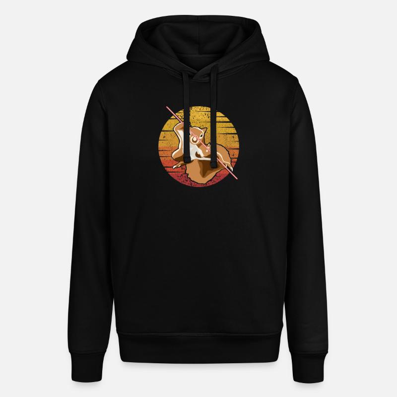 Fuchshörnchen Grauhörnchen Squirrel Eichhörnchen - Stanley/Stella Unisex Hoodie SOUNDER - Schwarz
