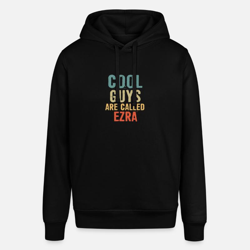 Les mecs cool s’appellent Ezra - Sweat à capuche SOUNDER Stanley/Stella Unisexe - noir