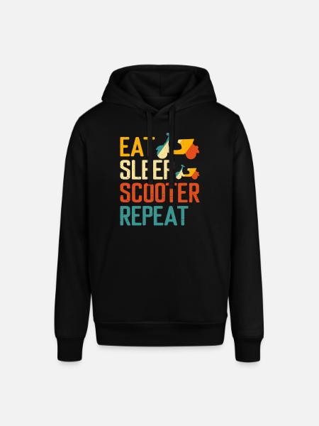 Roller Rollerfahrer Motorroller - Stanley/Stella Unisex Hoodie SOUNDER - Schwarz