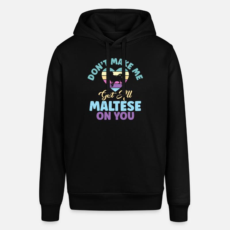 Cadeaux de propriétaire maltais - Sweat à capuche SOUNDER Stanley/Stella Unisexe - noir