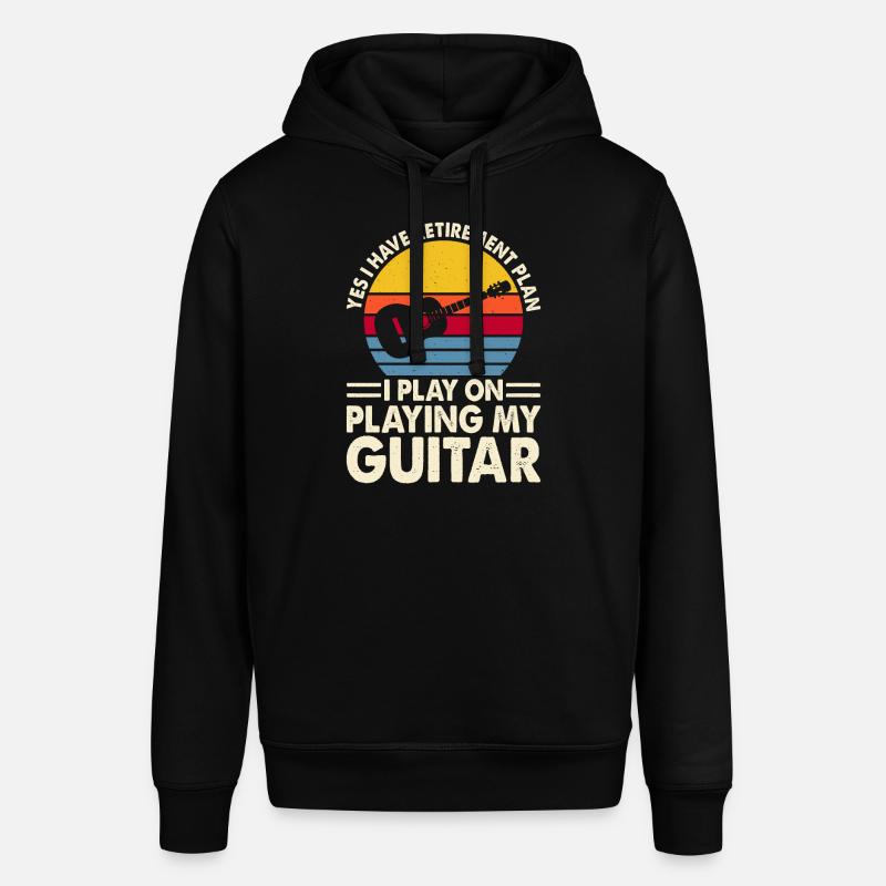 Guitariste guitare - Sweat à capuche SOUNDER Stanley/Stella Unisexe - noir