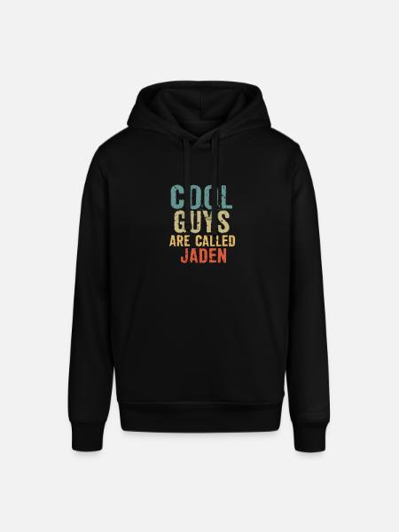 Cool guys are called jaden - Stanley/Stella Unisex Hoodie SOUNDER - Schwarz