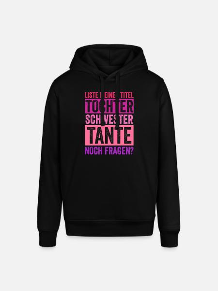 Schwester und Tante - Stanley/Stella Unisex Hoodie SOUNDER - Schwarz