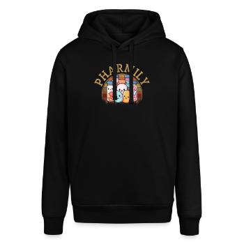Pharmacist Technician, definition of Pharmily - Stanley/Stella Unisex Hoodie SOUNDER - Schwarz - Vorne - Alina (178cm) & Michal (187cm)