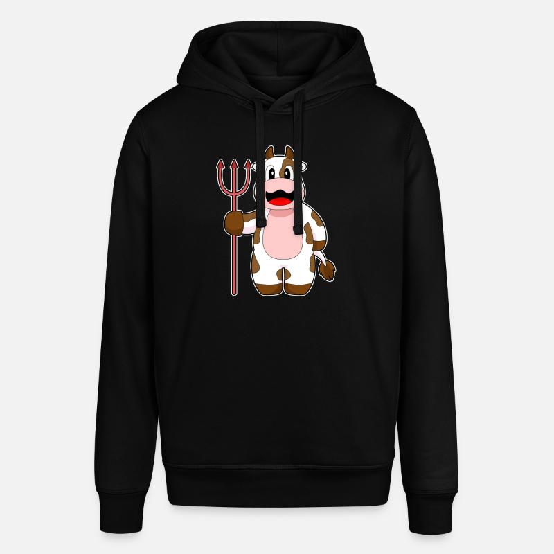 Vache Halloween Devil Trident - Sweat à capuche SOUNDER Stanley/Stella Unisexe - noir