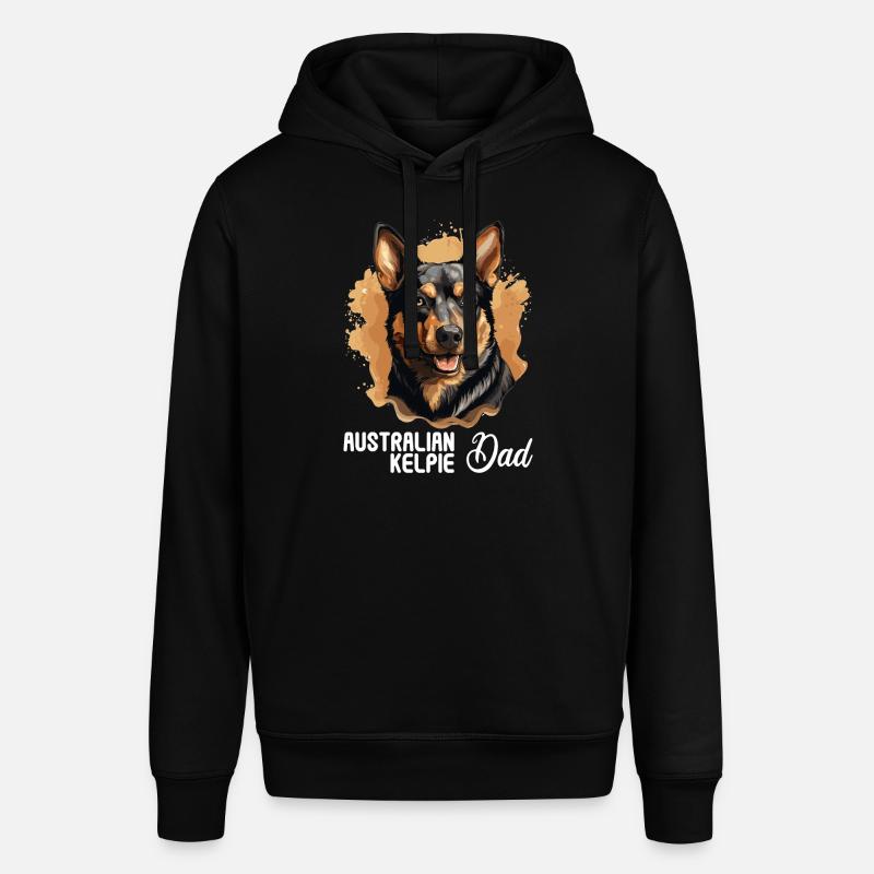 Chien Kelpie australien - Sweat à capuche SOUNDER Stanley/Stella Unisexe - noir