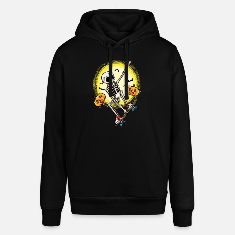 Halloween Skateboard Skeleton Skateboarder - Sweat à capuche SOUNDER Stanley/Stella Unisexe - noir