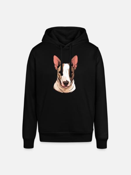 Hund Bullterrier - Stanley/Stella Unisex Hoodie SOUNDER - Schwarz