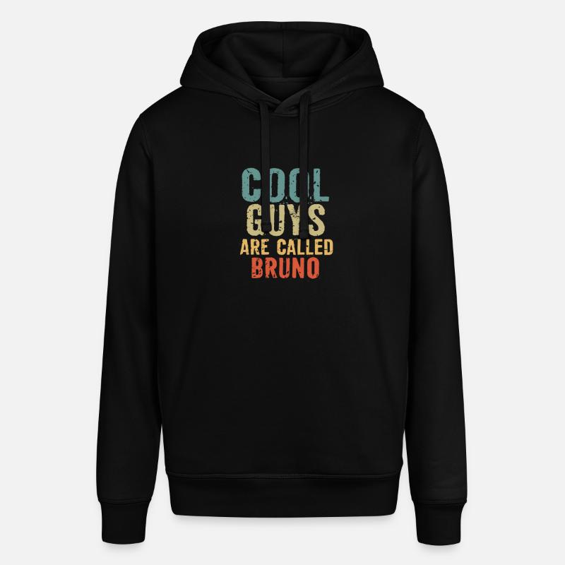 Les mecs cool s’appellent bruno - Sweat à capuche SOUNDER Stanley/Stella Unisexe - noir
