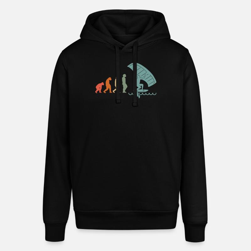 Wingfoil-Surfer Wingfoiling Hydrofoil Evolution - Stanley/Stella Unisex Hoodie SOUNDER - Schwarz