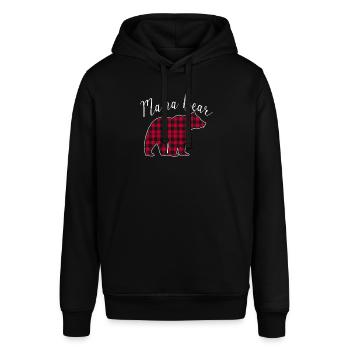 Mama Bear - Stanley/Stella SOUNDER Unisex Hoodie - black - Front - Alina (178cm) & Michal (187cm)