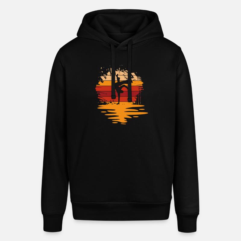 Capoeira Rétro Coucher de soleil - Sweat à capuche SOUNDER Stanley/Stella Unisexe - noir