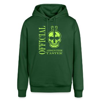 Offizielle Absinth-Verkostung - Stanley/Stella Unisex Hoodie SOUNDER - Flaschengrün - Vorne - Alina (178cm) & Michal (187cm)