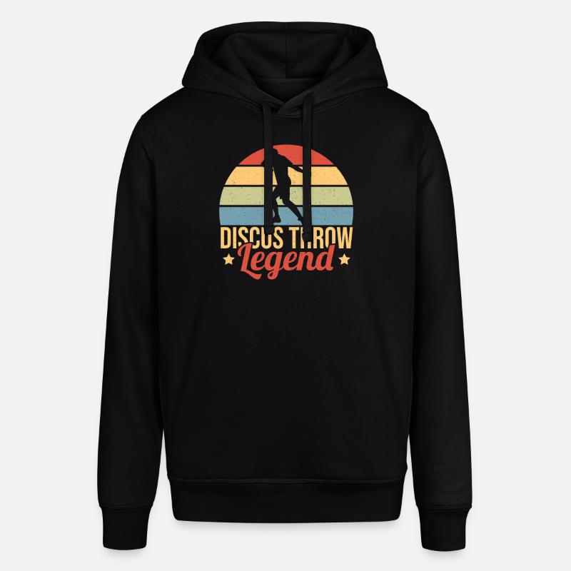 Diskuswerfen Diskuswerfer Geschenk - Stanley/Stella Unisex Hoodie SOUNDER - Schwarz