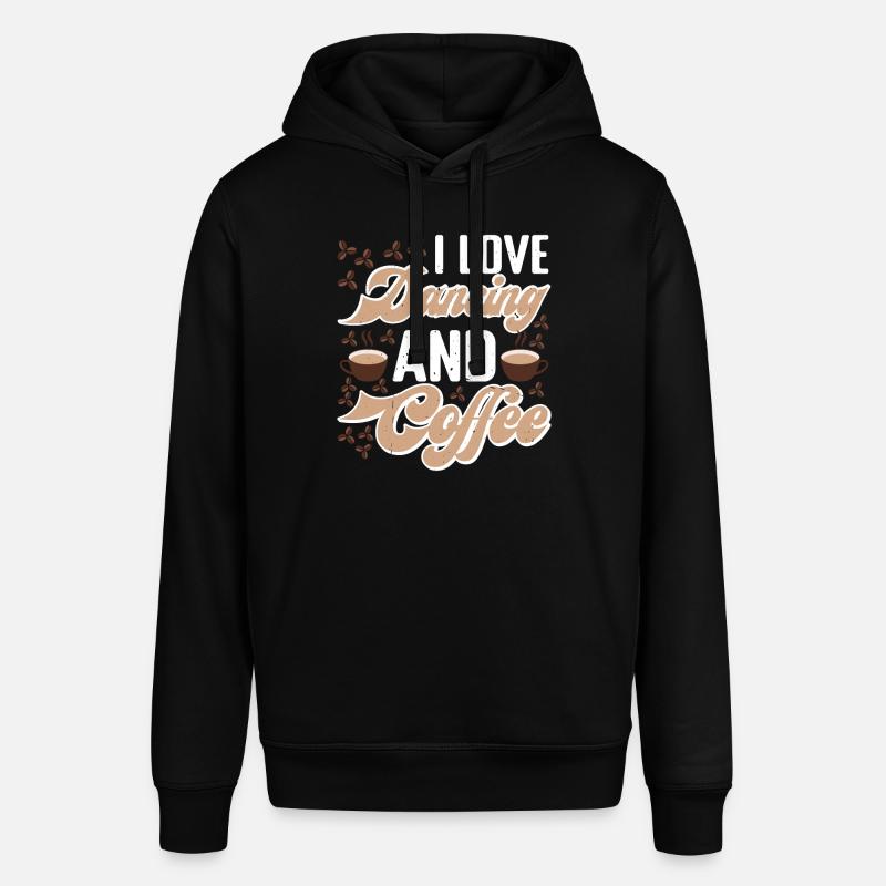 J’aime danser et le café - Sweat à capuche SOUNDER Stanley/Stella Unisexe - noir