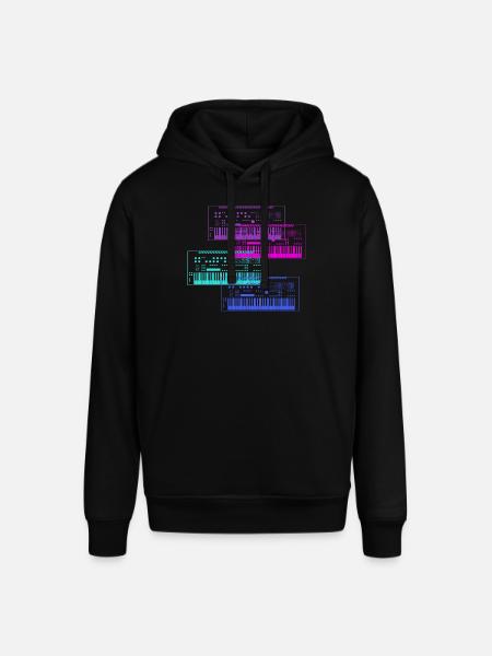 Synthétiseur Collection Conception de musique - Sweat à capuche SOUNDER Stanley/Stella Unisexe - noir