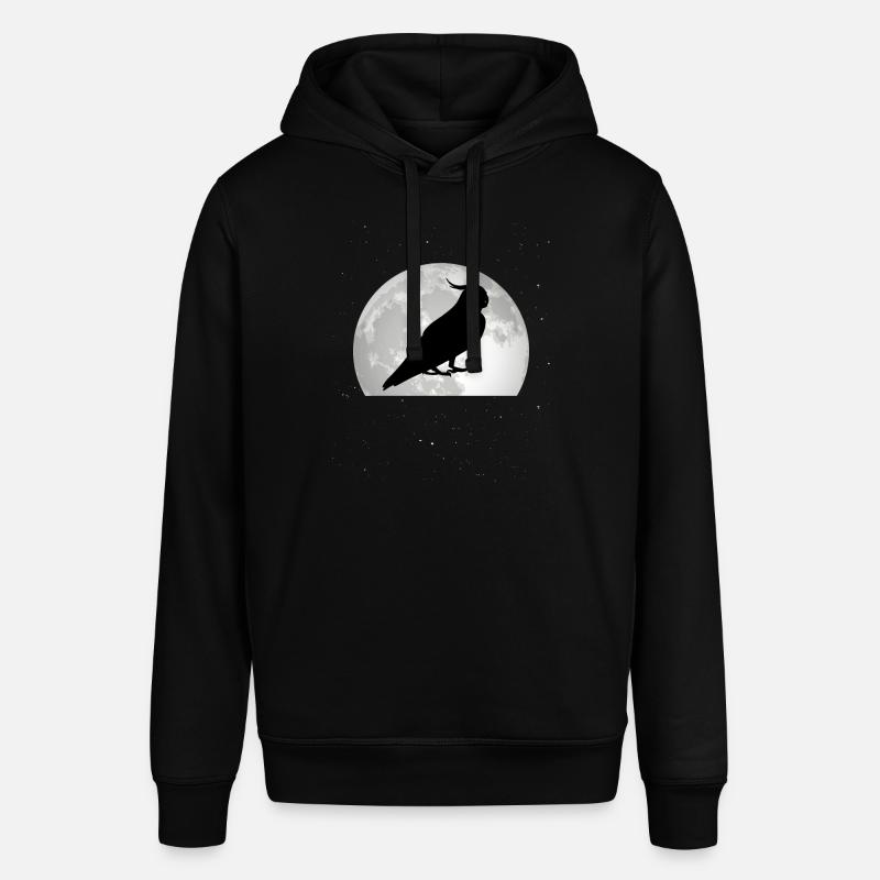 Perruche Perruche Lune Welli - Sweat à capuche SOUNDER Stanley/Stella Unisexe - noir