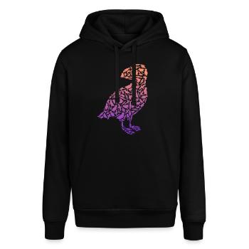 Puffin Puffin Puffin Puffin Children - Stanley/Stella SOUNDER Unisex Hoodie - black - Front - Alina (178cm) & Michal (187cm)