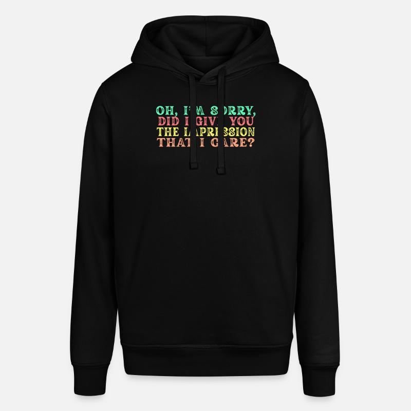 Indifférence, Sarcasme, Attitude différente - Sweat à capuche SOUNDER Stanley/Stella Unisexe - noir