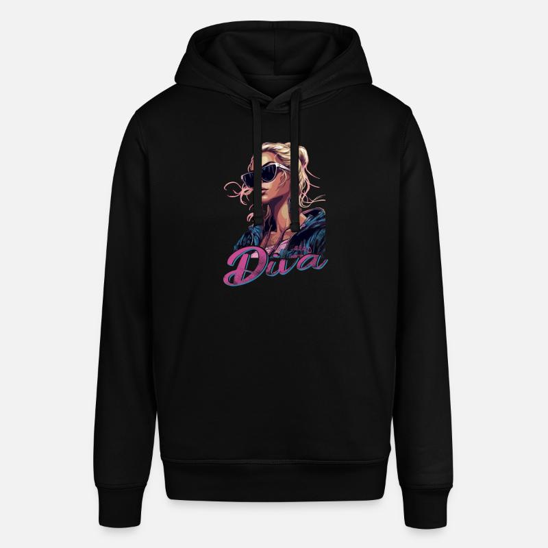 Brillez d’une exclusivité éclatante diva - Sweat à capuche SOUNDER Stanley/Stella Unisexe - noir