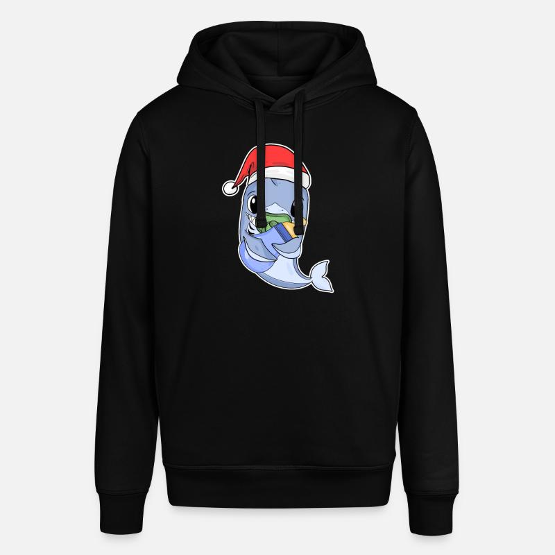 Requin bébé Noël - Sweat à capuche SOUNDER Stanley/Stella Unisexe - noir