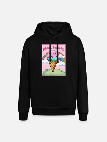 Kawaii Blobfish Ice Cream - Stanley/Stella SOUNDER Unisex Hoodie - black