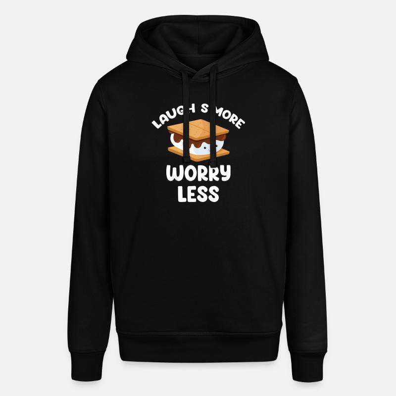 Riez plus et faites-vous moins - Sweat à capuche SOUNDER Stanley/Stella Unisexe - noir