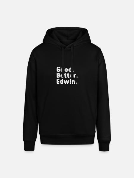 Good better Edwin - Stanley/Stella Unisex Hoodie SOUNDER - Schwarz