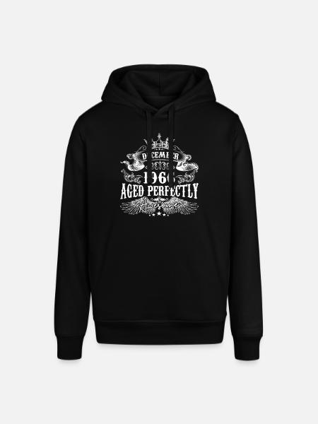 December 1966 Birthday 1966 December - Stanley/Stella SOUNDER Unisex Hoodie - black
