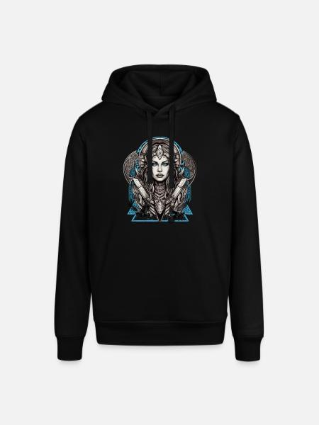 Mythology and Strength The Shieldmaiden - Stanley/Stella SOUNDER Unisex Hoodie - black