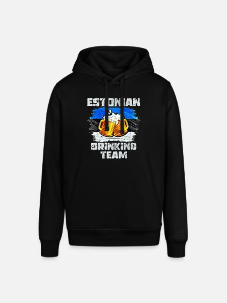 Estlands dryckesteam - Luvtröja SOUNDER unisex från Stanley/Stella - svart