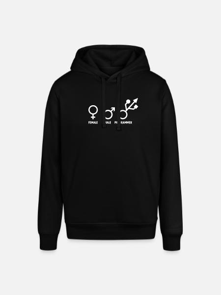 Developer Admin Coder Programmer Computer - Stanley/Stella SOUNDER Unisex Hoodie - black