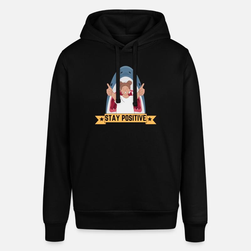 Restez positif - Sweat à capuche SOUNDER Stanley/Stella Unisexe - noir
