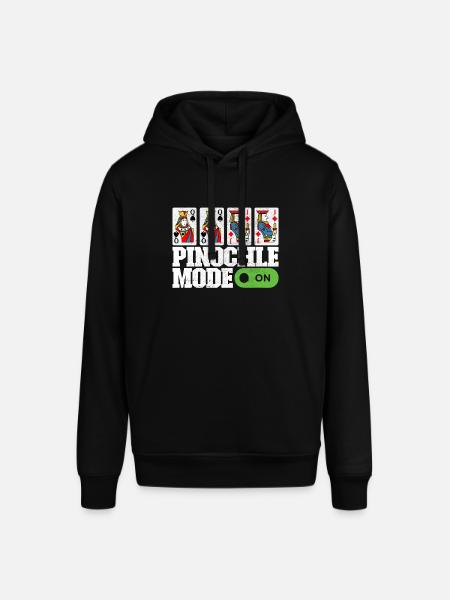 Binocular Pinochle - Stanley/Stella SOUNDER Unisex Hoodie - black