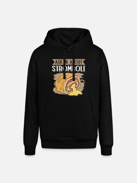 Stromboli Pizza Calzone Strombolis Gift - Stanley/Stella SOUNDER Unisex Hoodie - black