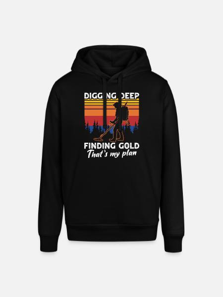 Dirt Fishing - Stanley/Stella SOUNDER Unisex Hoodie - black