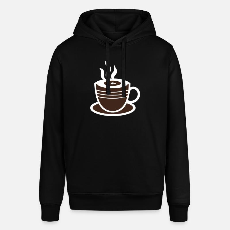 Humour petit chocolat chaud - Sweat à capuche SOUNDER Stanley/Stella Unisexe - noir