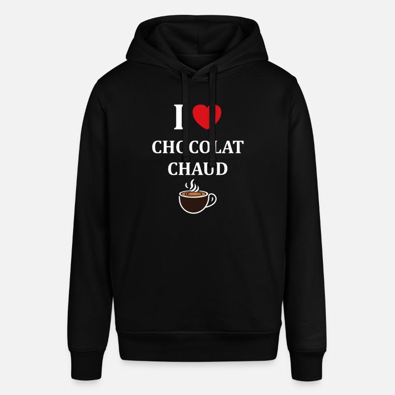 Humour petit chocolat chaud - Sweat à capuche SOUNDER Stanley/Stella Unisexe - noir