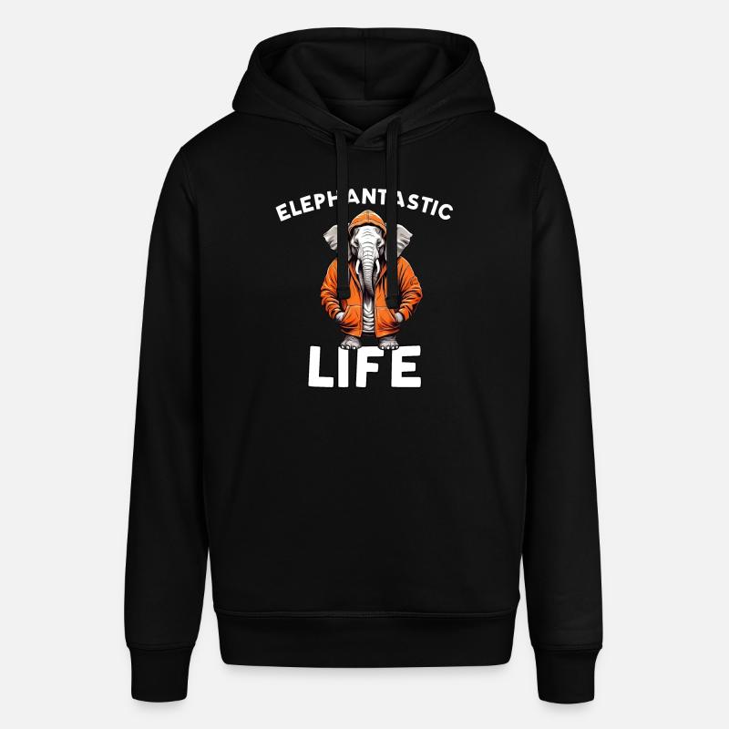 Elephantastic Life - Elephant Design - Sweat à capuche SOUNDER Stanley/Stella Unisexe - noir