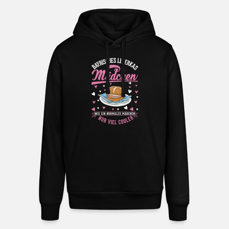 Leberkas Mädchen Leberkäse Fleischkäse - Stanley/Stella Unisex Hoodie SOUNDER - Schwarz
