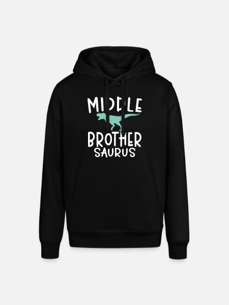 Middle Brother Gifts - Stanley/Stella SOUNDER Unisex Hoodie - black