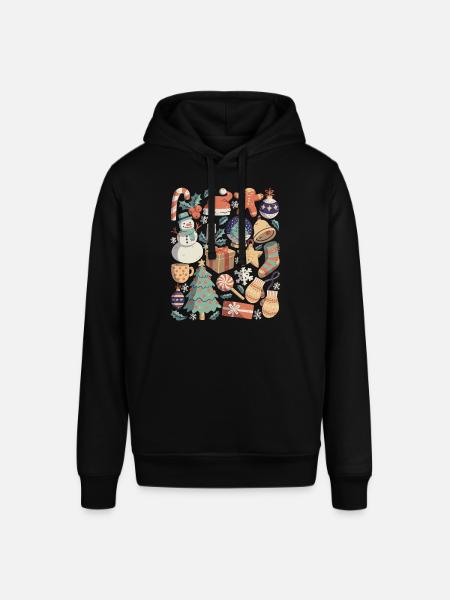 Noël - Sweat à capuche SOUNDER Stanley/Stella Unisexe - noir