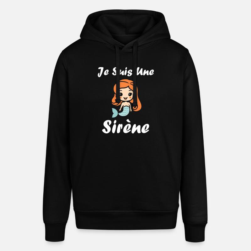 Enfant citation sirène - Sweat à capuche SOUNDER Stanley/Stella Unisexe - noir